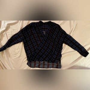 Plaid blouse